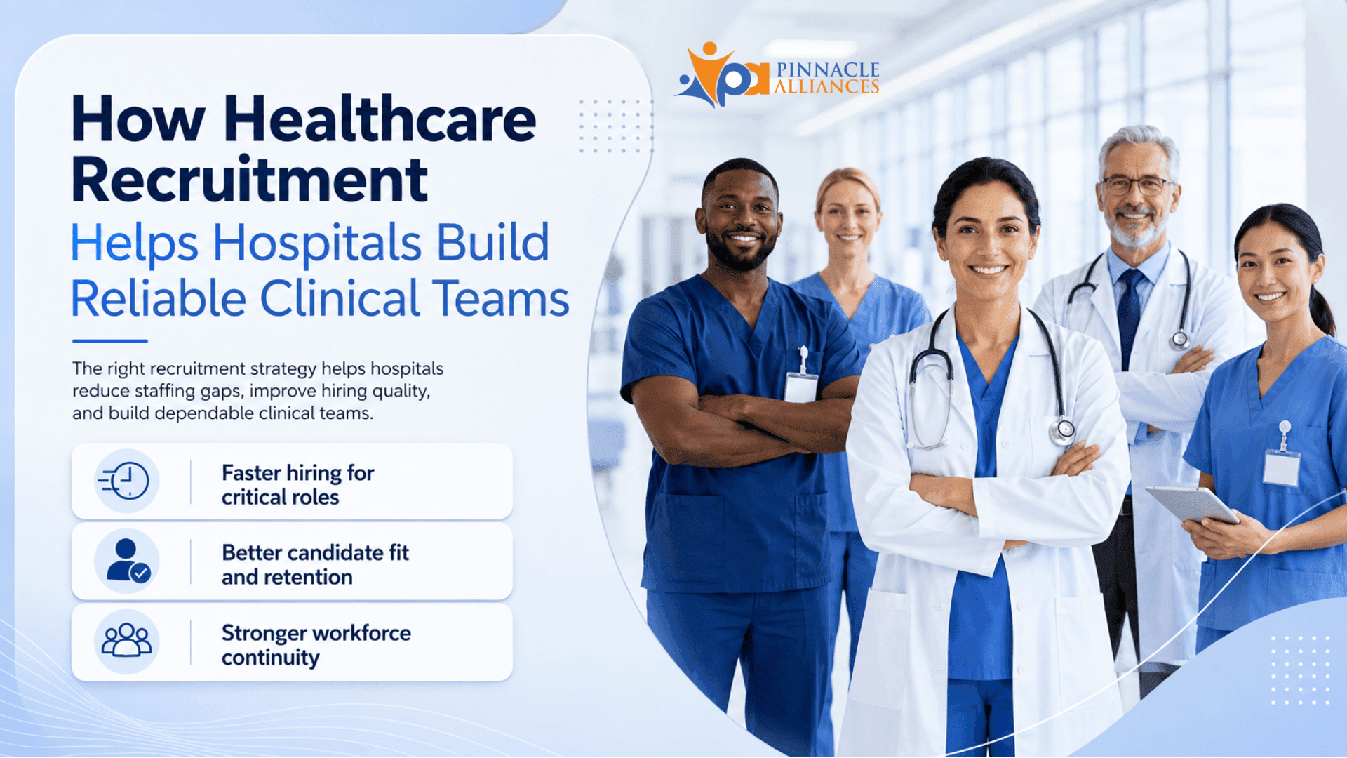 How Healthcare Recruitment Helps Hospitals Build Reliable Clinical Teams